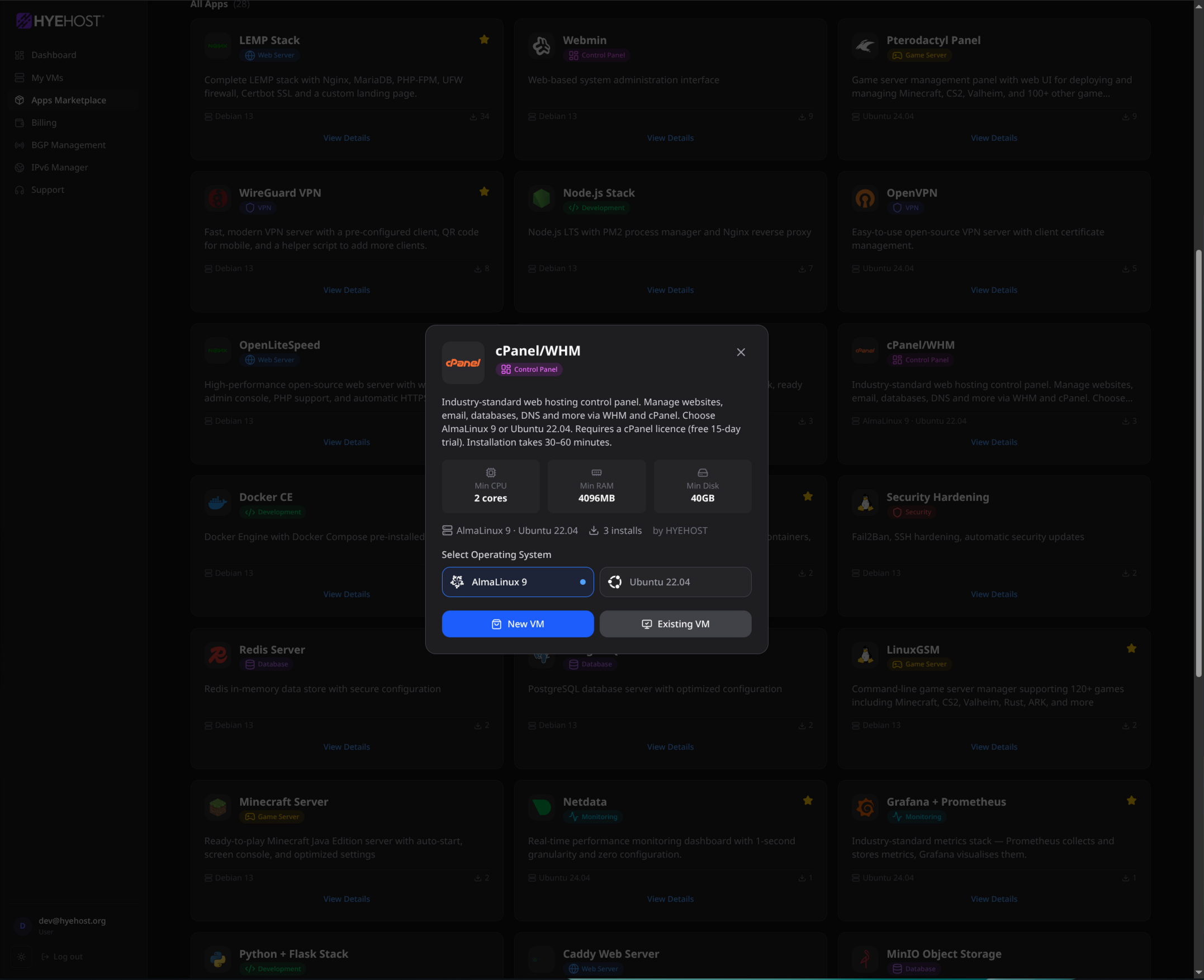 App marketplace multi OS support