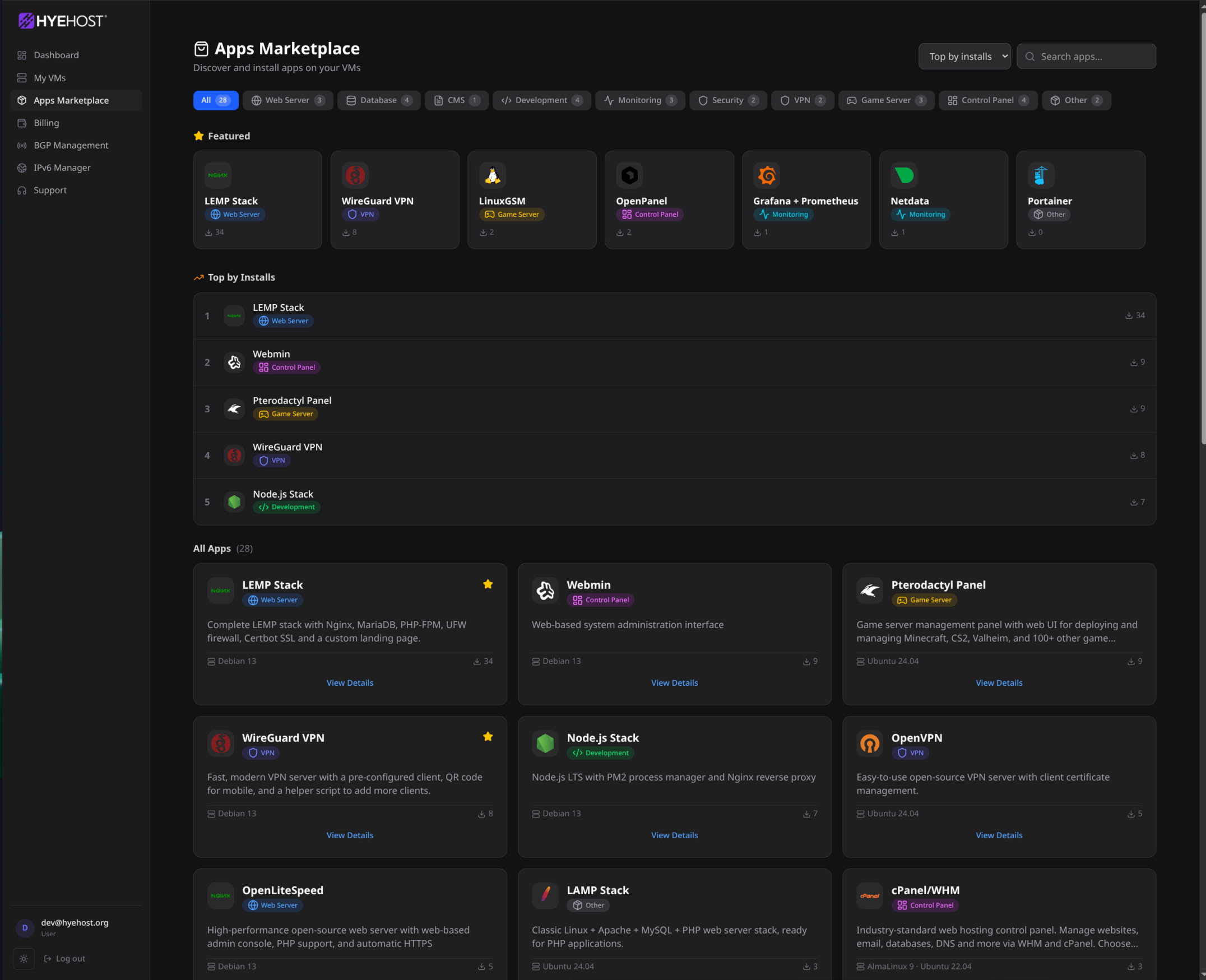 App marketplace overview